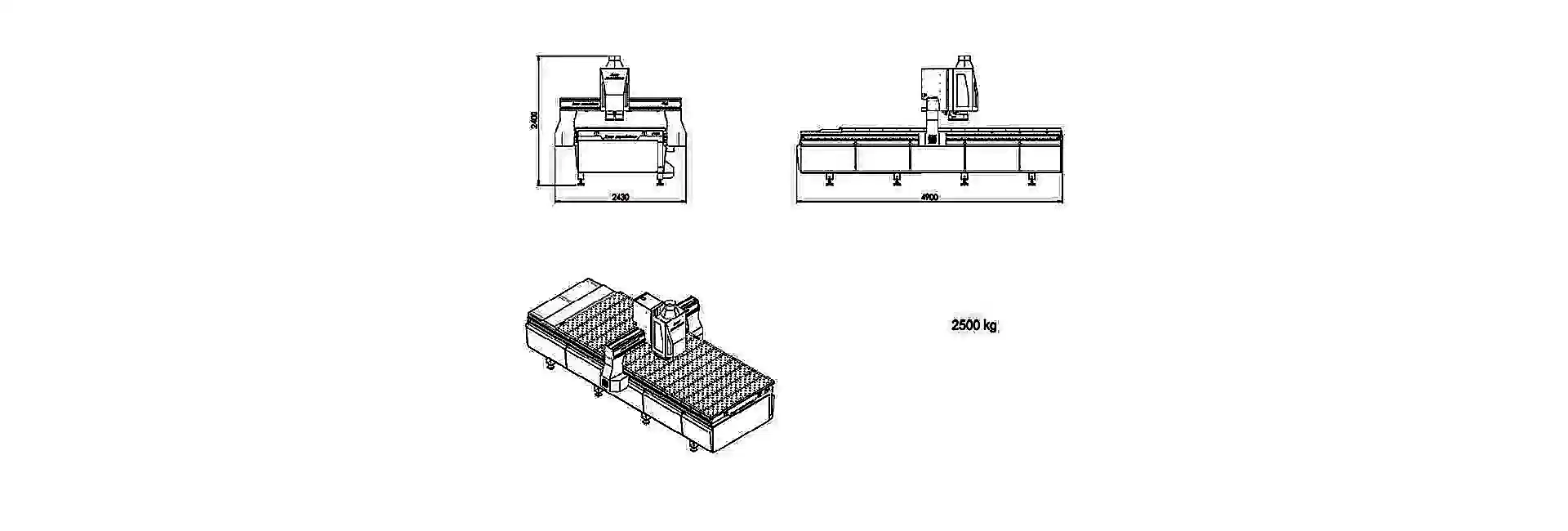 INO XT 1640 CNC Panel Machining Center
