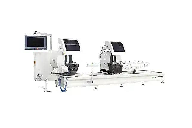 INO TESLA 40 Innen Außen Pneumatische Kipp Doppelgehrungssäge 4m